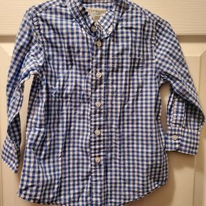 J. Crew kids size 2 blue button down